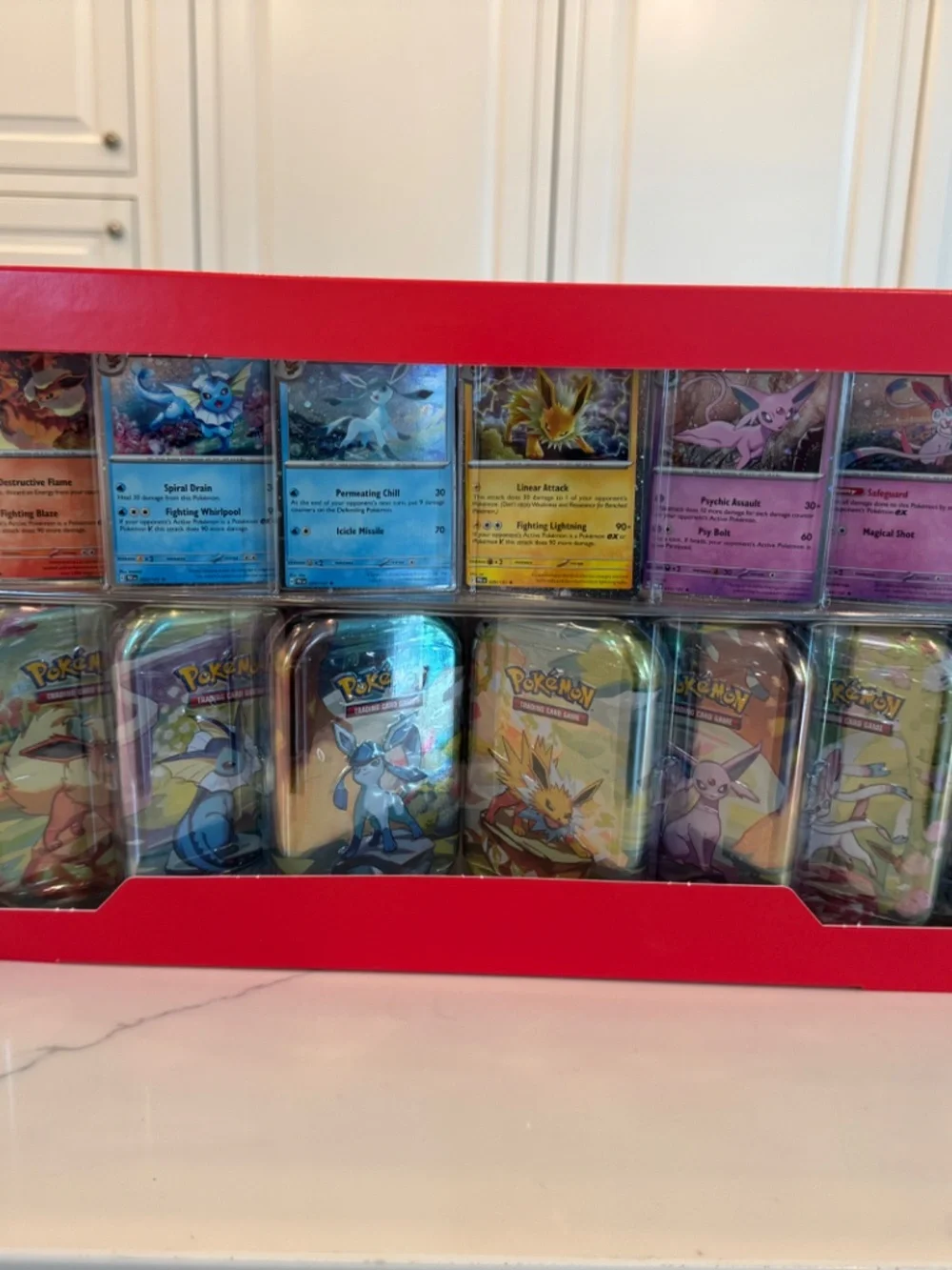 Pokemon TCG:Scarlet & Violet Prismatic Evolutions 8 pk mini tins NIB